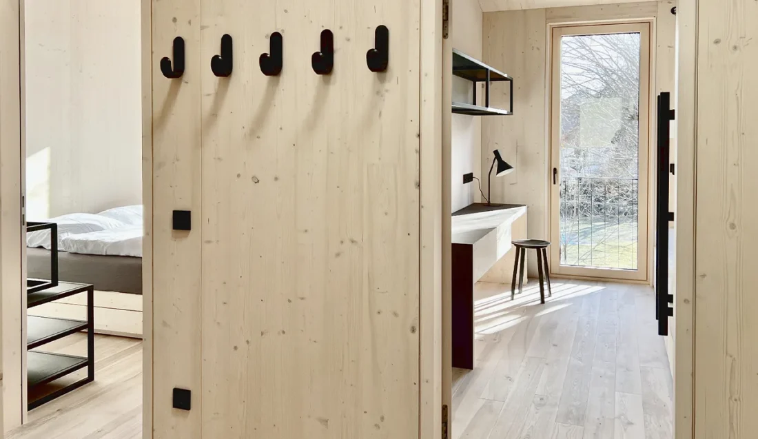 07_das-graue-schaf_ferien-appartements_bad-kleinkirchheim_schlafzimmer_holzbauweise